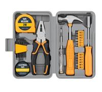 Kmrlofiy Set di Attrezzi Kit 24 Pezzi Set di Utensili Cassetta Attrezzi Manuali per Donne DIY Compatto di Base per Casa e Ufficio in Custodia formato Libro Cassetta Attrezzi