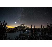 KMszsm 1000 pezzi puzzle scenario invernale galassia cielo stellato, puzzle e gioco divertente, il meglio per la famiglia e gli amici