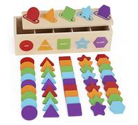 KMTJT Giochi Montessori per Bambini di 2 3 Anni, Giochi Educativi Bambini Bambino 1 2 3 Anni, Regalo Natale Bimbo 1 Anno, Gioco Bambina Giocattoli Bambino Colori per Bambini