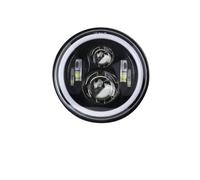 KMVPVGZHCN Fari per Moto Faretto Frontale Faro Per Moto Da 7 Pollici A LED Fari A Proiettore Ricambi Per Moto Illuminazione Approvato DOT LED Da 7 Pollici(50w Halo light2)