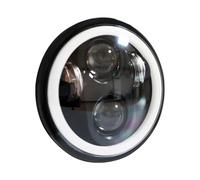 KMVPVGZHCN Fari per Moto Faretto Frontale Per Dyna Per Sportster XL1200 XL883 FXD Choppers Kit Faro Anteriore E Alloggiamento Da 5,75 Pollici Faro Anteriore A LED Da 5-3/4