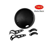 KMVPVGZHCN Fari per Moto Faretto Frontale Per Il Turismo Per Il Faro Per Moto Ultra Classic Electra Da 7 Pollici A LED Con Adattatore(7 inch housing1)