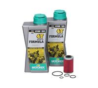 Kmx24 Cambio Olio Set Adatto An KTM Duke RC Adventure 390 Olio + Motorex Formula