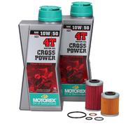 Kmx24 Cambio Olio Set Adatto An KTM EXC SX SMR 00-07 Filtro + Motorex