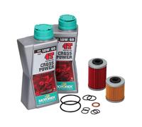 Kmx24 Cambio Olio Set Adatto An KTM LC4 690 07-11 Filtro + Motorex Crosspower