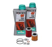 Kmx24 Cambio Olio Set Adatto An KTM LC4 690 07-11 Filtro + Motorex Top Velocità