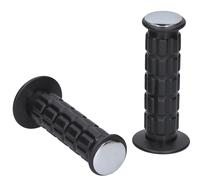 Kmx24 Manubrio Maniglie IN Gomma Set Con Tappo Cromato Adatto An simson S50 S51