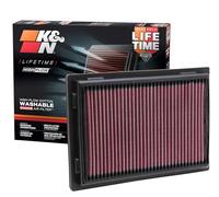 K&N Filtro aria auto 33-2381 - Cono sostitutivo, lavabile e riutilizzabile per Lexus Toyota