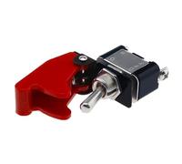 KN3A-101 interruttore a levetta Bilanciere 2 pin 2/ingranaggio ON-OFF10A 125 V/250 V CA tappo corrispondente 12 V, 24 V, 48 V, 110 V, 220 V universale(1Set Dark Red)