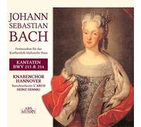 Johann Sebastian Bach Johann Sebastian Bach: Kantaten, BWV213 & 214 (CD) Album