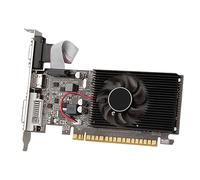 Knadgbft 1 Pezzo Geforce GT610 1GB DDR3 Scheda Grafica 64 Bit 40 Nm VGA+HD+DVI Scheda Video Nero