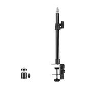 Knadgbft C Treppiede Morsetto Da Scrivania Supporto Luce Nero Con 1/4 In Testa A Sfera Apparecchio Da Tavolo Regolabile Fotocamera Da Tavolo Staffa Stand