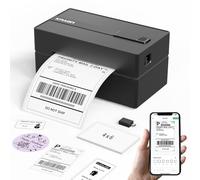 KNAON - Stampante termica Bluetooth per etichette, stampante termica wireless 4x6 per piccole imprese, compatibile con iPhone, Android, Windows, Mac e Chromebook, funziona con Ebay Shopify