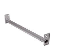 Knape & Vogt John Sterling Adjustable Closet Rod, Platinum, Gray, 30-48 inch
