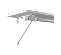 Knape & Vogt John Sterling RP-0042-BWT - Mensola regolabile in acciaio, colore: Bianco