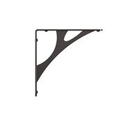 Knape & Vogt Made Manhattan Decorative Shelf Bracket, Black, 8-Inches Mensola, 20 cm, Colore: Nero