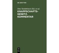 Knappschaftsgesetz. Kommentar (Copertina rigida)