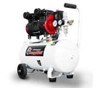 KnappWulf Compressore ad aria compressa KW4024 con 24 l, 10 bar, 1100 Watt, 1,5 CV, con separatore d'acqua