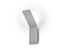 Knapstein Applique a LED Ava, nichel opaco, alluminio, a 1 luce Knapstein