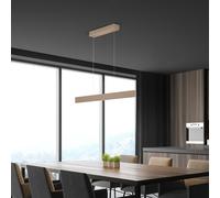 Knapstein Lampada a sospensione Fara LED, su/giù, lunghezza 112 cm, bronzo Knapstein