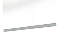 Knapstein Lampada LED a sospensione Runa, nichel, lunghezza 152 cm Knapstein