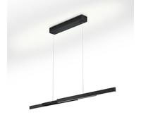 Knapstein LED sospensione Lara-L205 nero, comando gestuale Knapstein