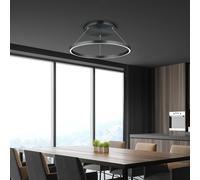 Knapstein LISA-D lampada a sospensione LED, 2200-3000 K, 2 x 36 W Ø 60 cm, 91.367.07, LISA-D; Lisa [Lampade per Interni > Lampade a Sospensione]