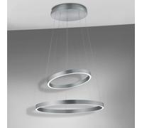 Knapstein LORA-P lampada a sospensione LED, 2700 K, 2 x 17,3 W e 2 x 26,3 W Ø60 cm, 51.494.05, LORA-P; Lora [Lampade per Interni > Lampade a Sospensione]