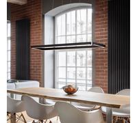 Knapstein Lampada a sospensione LED Marisa-100, nero opaco, 100 x20cm Knapstein