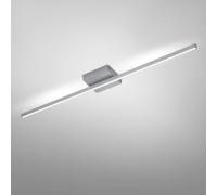 Knapstein NURI-1 lampada a soffitto LED, 2700 K, 1 x 44 W La: 132 A: 1,8 P: 6,8 cm, 91.366.05, NURI-1; Nuri [Lampade per Interni > Lampade a Soffitto]