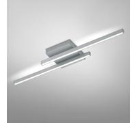 Knapstein NURI-2 lampada a soffitto LED, 2700 K, 2 x 19 W La: 91 A: 1,8 P: 6,8 cm, 91.362.05, NURI-2; Nuri [Lampade per Interni > Lampade a Soffitto]
