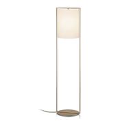 Knapstein Piantana Alva effetto bronzo paralume bianco dimm Knapstein
