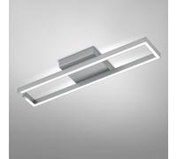 Knapstein Plafoniera Yoko LED, up/down, 70x13,5 cm, nichel Knapstein