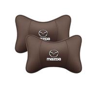 KNAUDMDM 2 Pezzi Cuscino Poggiatesta Auto, per Mazda 2 Mazda 3 MS Mazda 6 CX-5 CX5 Artzma 6 Traspirante Poggiatesta Seggiolino Auto con Cinghie Regolabili per Sedile Auto Guidatore,C