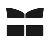 KNAUDMDM 4 Pezzi Tendine Parasole Auto, per Hyundai Tucson 2004-2025 Parasole Finestrini Laterali Privacy Protezione Solare Anti-UV Auto Tendine Parasole