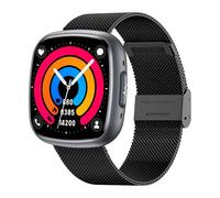 Knauermann NEO 2 (2025) - Nero Rettangolare - Orologio sanitario Smartwatch, Nero, Höhe: 42mm; Breite: 40mm; Dicke: 10,9mm, rettangolare