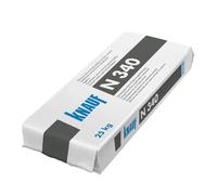 Knauf N 340 - Massa di bilanciamento del pavimento, 25 kg, legata al cemento, 5 - 40 mm, massa compensativa autolivellante per interni ed esterni, a basse emissioni EC1PLUS | ideale per riscaldamento