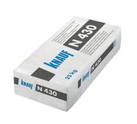 Knauf N 430 - Massa di bilanciamento del pavimento, 25 kg, legata a gesso 2 - 30 mm, massa compensativa autolivellante per interni, a basse emissioni EC1PLUS | ideale per riscaldamento a pavimento
