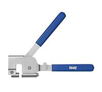 Knauf Punzonatrice per metallo - Pinze per crimpare profili metallici con timbro sostituibile, pinza crimpatrice con tappo tra le maniglie