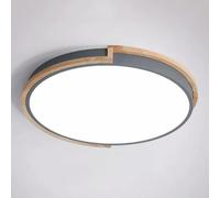 KNBVFHG Lampada Da Soffitto Nordica In Legno Macaron LED Vicino Alle Luci Del Soffitto Apparecchio Di Illuminazione Moderno E Minimalista A Risparmio Energetico Dimmerazione A Tre Colori