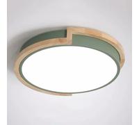 KNBVFHG Lampada Da Soffitto Nordica In Legno Macaron LED Vicino Alle Luci Del Soffitto Apparecchio Di Illuminazione Moderno E Minimalista A Risparmio Energetico Dimmerazione A Tre Colori