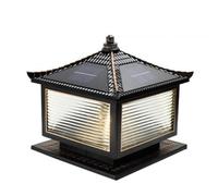 KNBVFHG Luci A Colonna Solari Lampada Da Esterno Per Cortile Luci A Colonna Impermeabili Per Esterni Apparecchi Di Illuminazione Per Muri, Recinzioni, Cancelli Di Ville Per Esterni, Portici, Patii