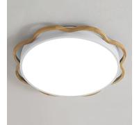 KNBVFHG Plafoniere A LED In Stile Crema Lampada Da Soffitto Per Cameretta Dei Bambini Che Protegge Gli Occhi Apparecchio Di Illuminazione Creativo E Personalizzato Facile Da Installare, Luce Piatta