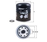 MAHLE ORIGINAL AL 26 Cartuccia essiccatore aria, Imp. aria compressa