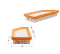 KNECHT Filtro Aria Inserto Filtro per Renault Ca II e-Tech 145 Megane IV