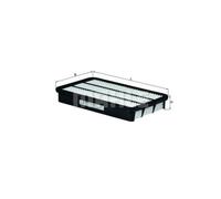 KNECHT Filtro Aria Inserto per Toyota Alanlong 1.8i 16V 2.0i Camry 2.2 Lexus