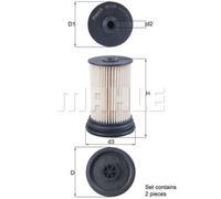 MAHLE ORIGINAL Filtro carburante