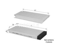 KNECHT Filtro Interno Filtro Particellare Per Mazda Demio DW LA 450/S