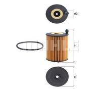 KNECHT Filtro Olio Adatto Per Audi A6 Avant 2.0 40 TDI Mild Hybrid 35 A4