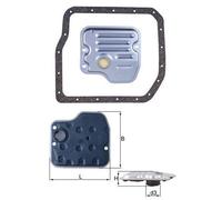 MAHLE ORIGINAL HX 237D Kit filtro idraulico, Cambio automatico
